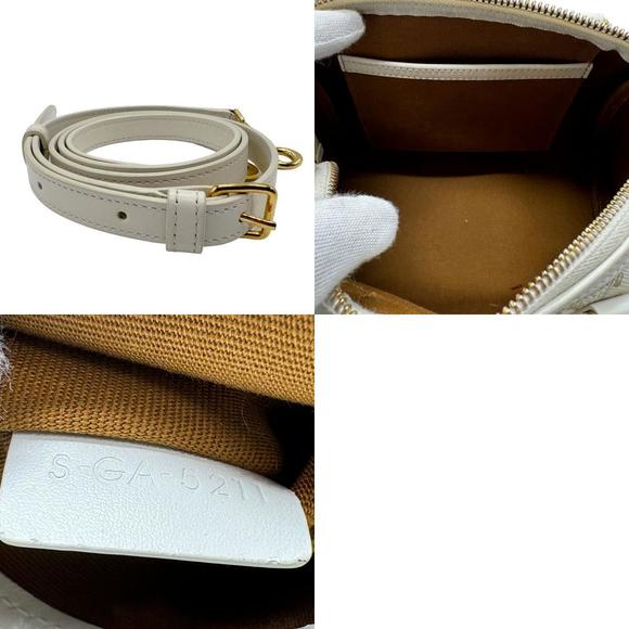 Celine Triomphe Handbag Canvas White - Picture 5 of 5